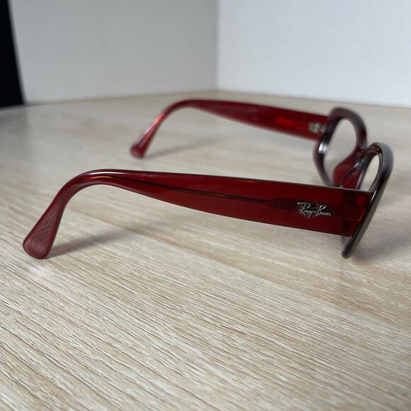 Ray-Ban RB4122 735/8G Sunglasses Red FRAMES ONLY Vintage - Picture 8 of 8